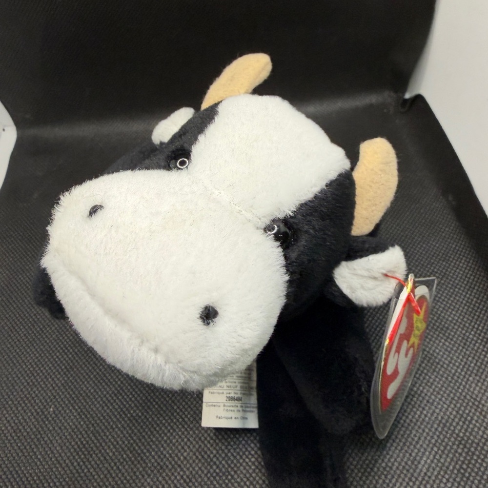 Ty Beanie Baby Daisy Cow 1994 Plush w Tag Protector - Picture 2 of 7